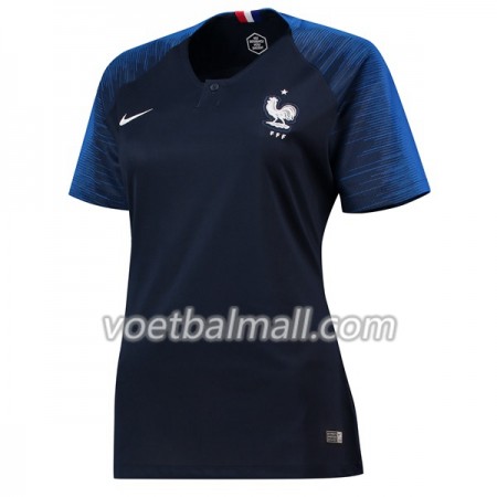 Goedkope Frankrijk Dames Thuisshirt WK voetbal 2018 Goedkope Frankrijk Dames Thuisshirt WK voetbal 2018